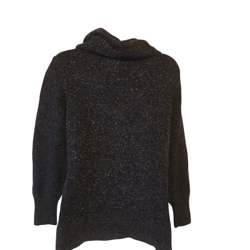 DKNY Dark Gray Turtleneck Sweater - Picture 3 of 7